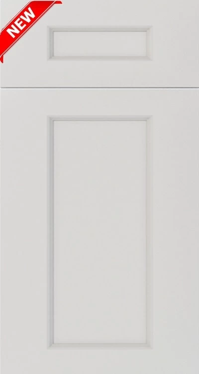 Double Dove White custom cabinet door profile by Costa Kitchens