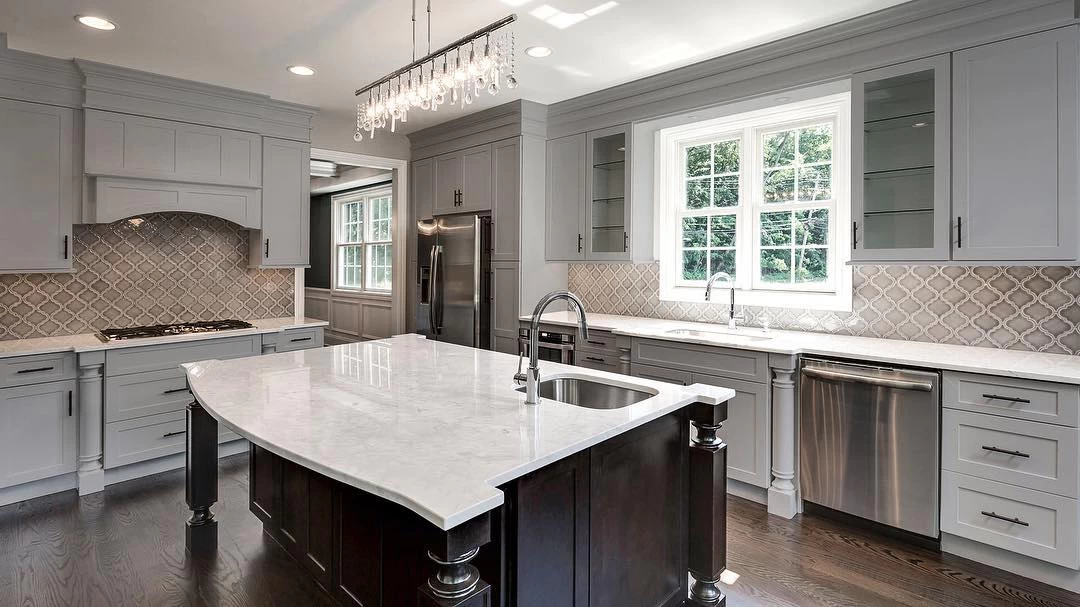 Costa Kitchens custom quartz countertop fabrication