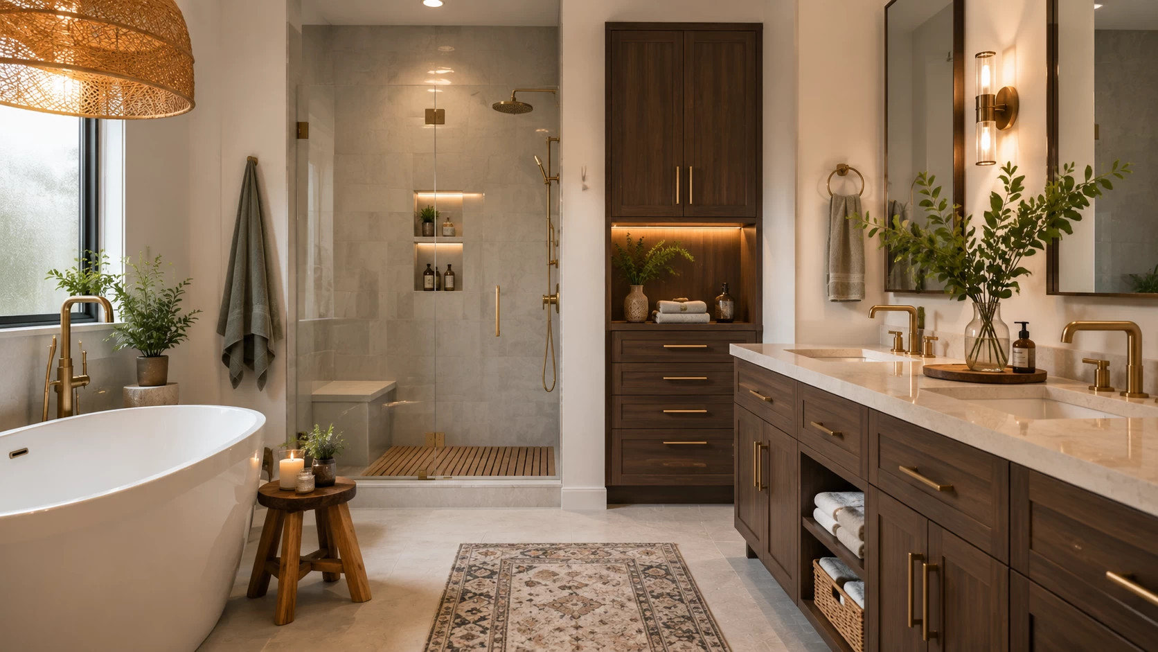 Custom Bathroom Cabinets in Houston, TX: Elegant Storage Solutions for Modern Bathrooms