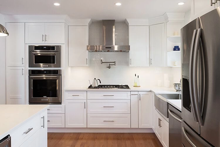 Custom kitchen island and cabinet details by Costa Kitchens